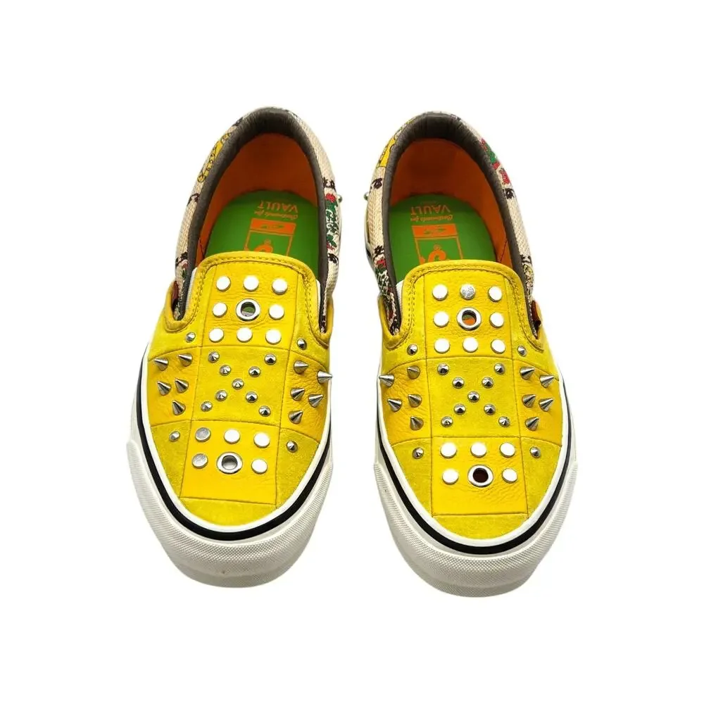 Gucci x Vans Vault OG Classic Checkered Studded Slip-On Sneakers US 10 - NWB